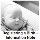 Registering a Birth Registering a Birth